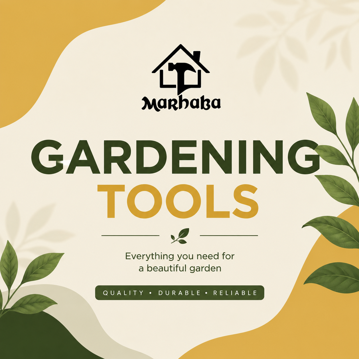 Gardening Tools Kuwait collection featuring garden equipment and outdoor gardening supplies at Marhaba Hardwares