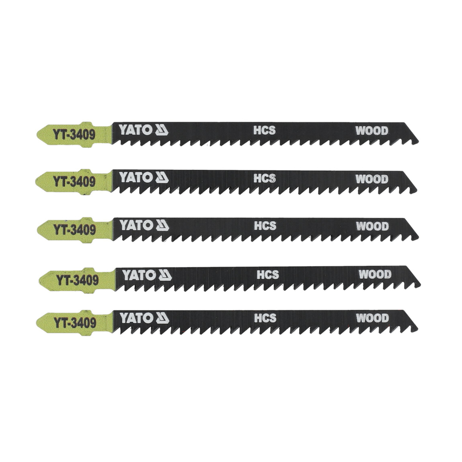 Yato Jig Saw Blade Type T, 8 Tpi, For Wood, 5 Pcs YT-3409