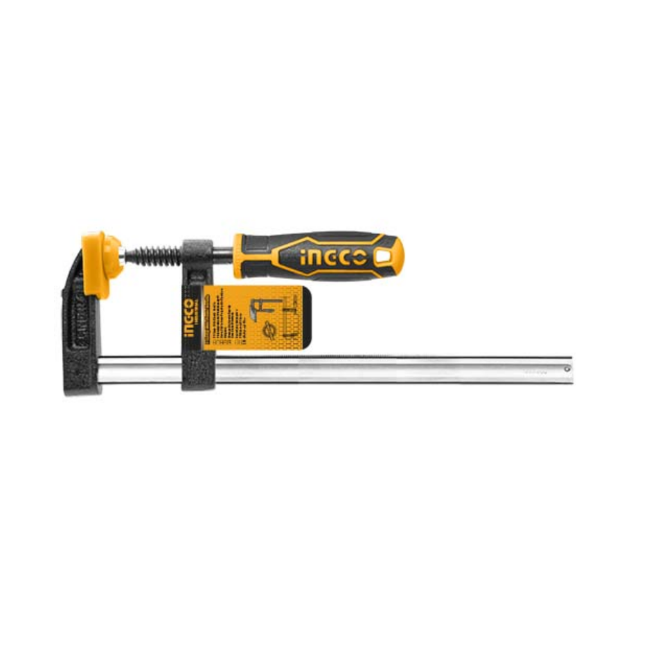 Ingco F-Clamp With Plastic Handle 120X300 Hfc021201