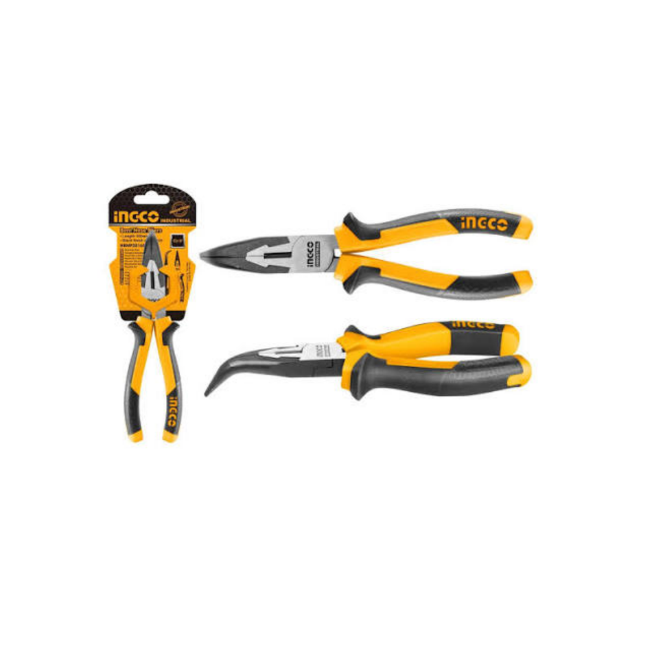 Ingco Bent Nose Plier 6" 160Mm Hbnp28168