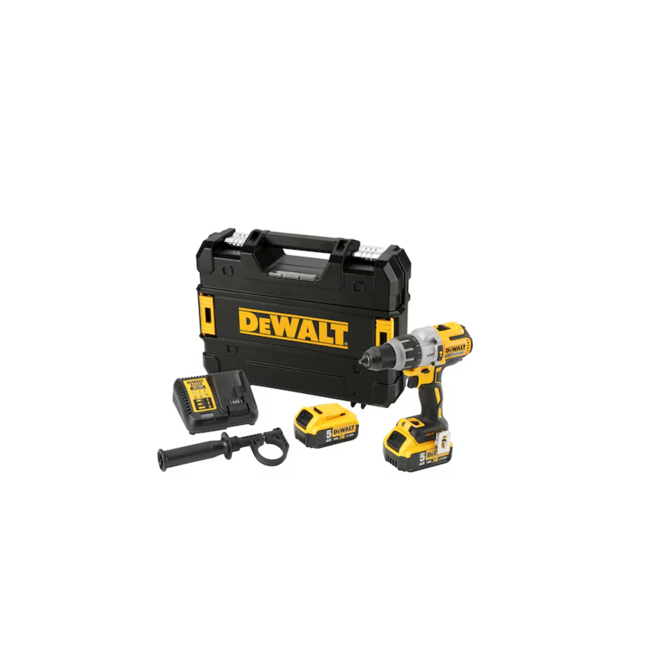 DEWALT 18V  DCD996P2-B5 2nd GENERATION PREMIUM B/L HAMMER DRILL (2 X 5.0Ah BATTERIES + CHARGER)