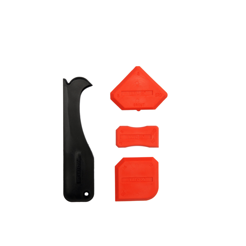YATO SCRAPERS FOR SILICONE WITH CUTTER 4Pcs YT-5262