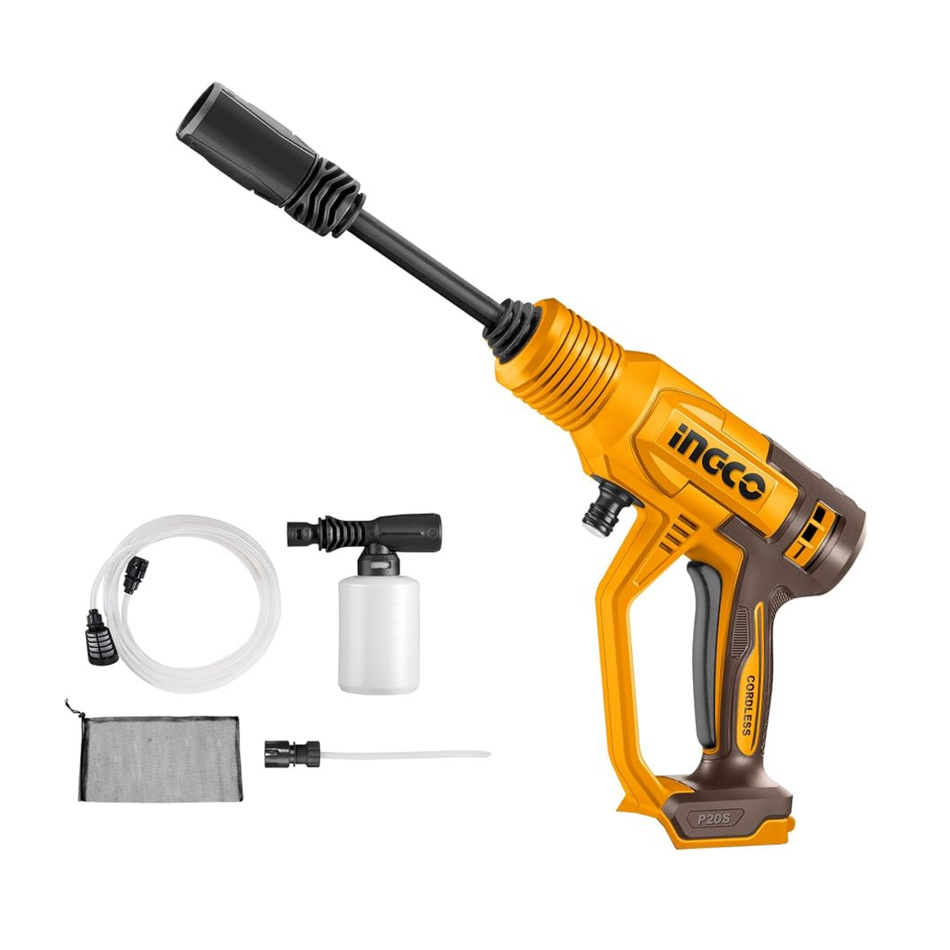 Ingco Cordless Pressure Washer 20V (1X2.0Ah+Charger) Cpwli2036