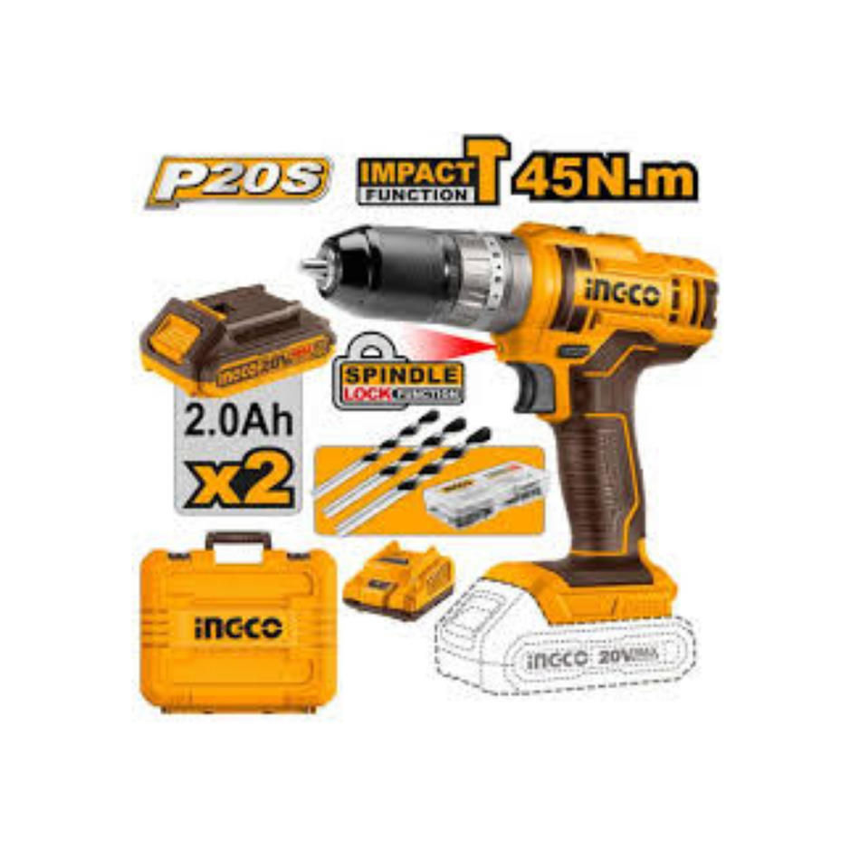 Ingco Cordless Impact Drill Cidli201452