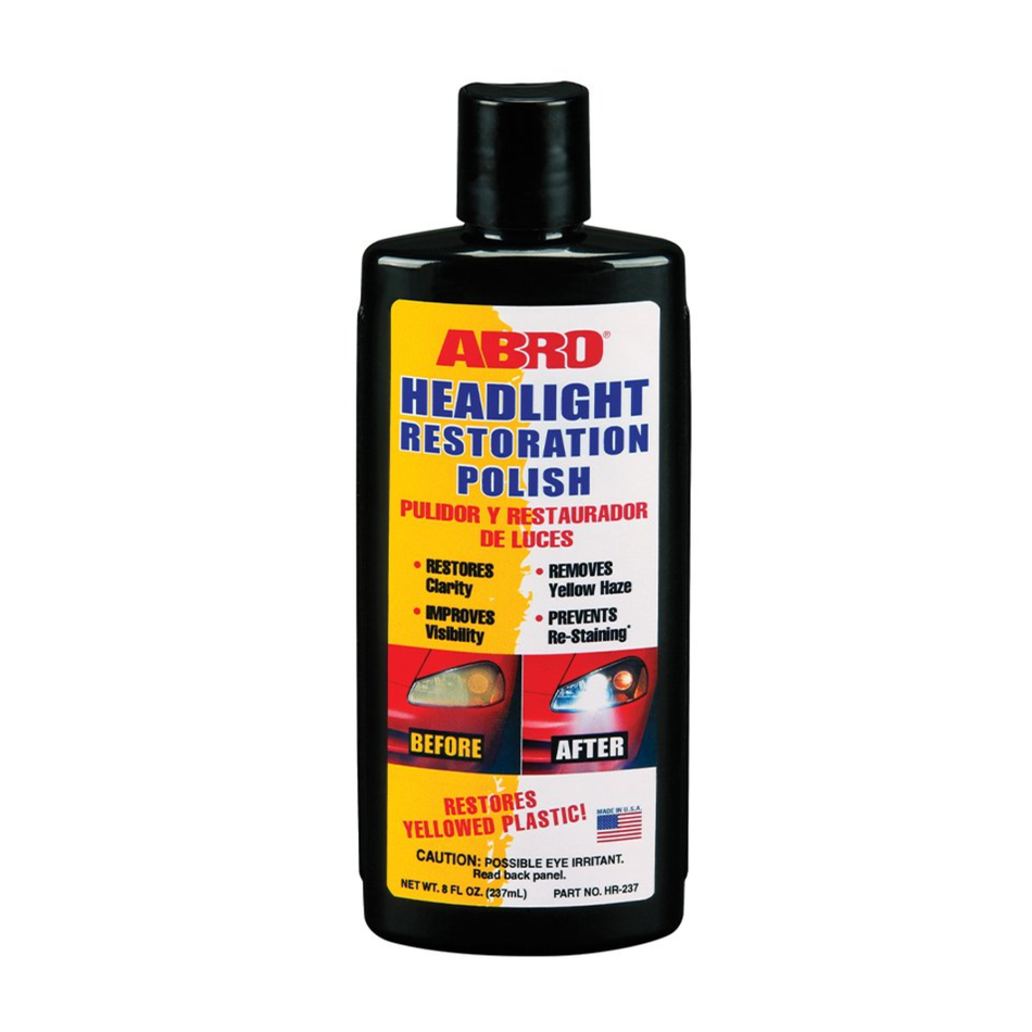 ABRO HEADLIGHT RESTORATION POLISH 237Ml HR-237