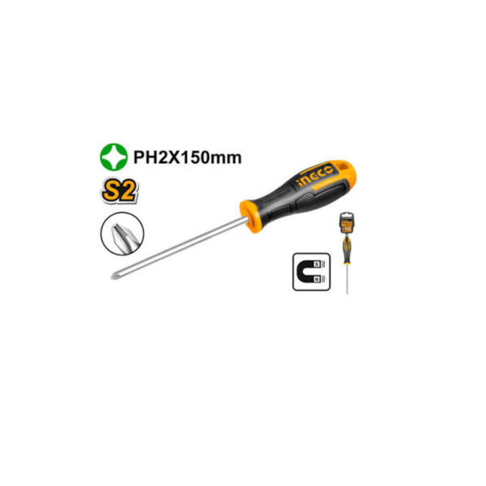 Ingco Screwdriver 6" +  Hs68Ph2150
