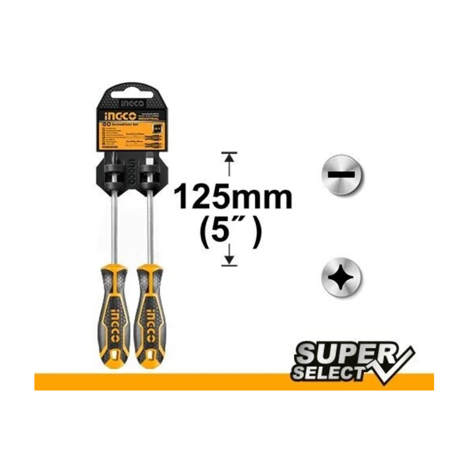 Ingco Screwdriver Set 2Pcs/Set Hksd0248