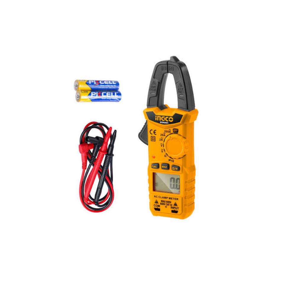 Ingco Digital Ac Clamp Meter Dcm2001