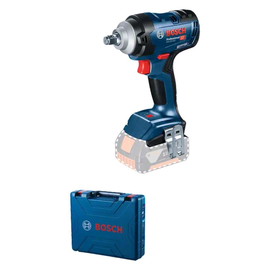 BOSCH GDS 18V-400 1/2'' IMPACT WRENCH (2 BATTERIES + CHARGER)