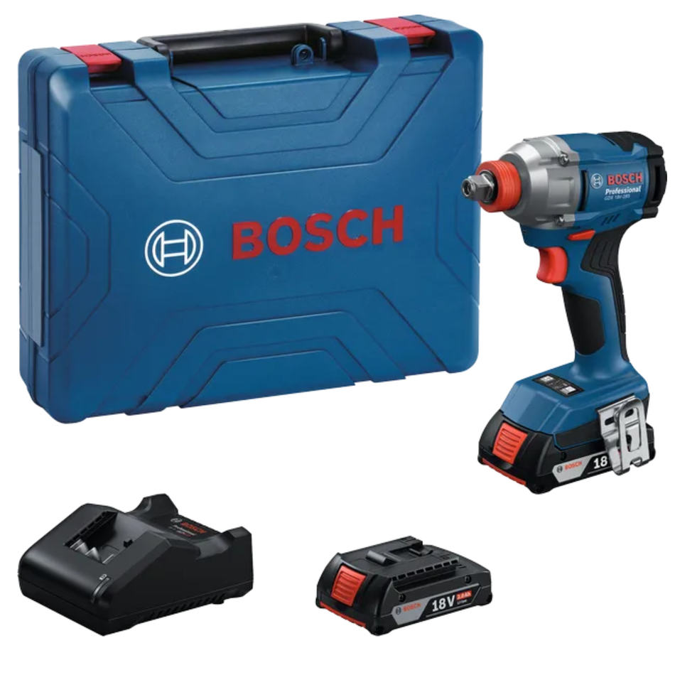 BOSCH GDX 18V-285 (3 BATTERIES + CHARGER )