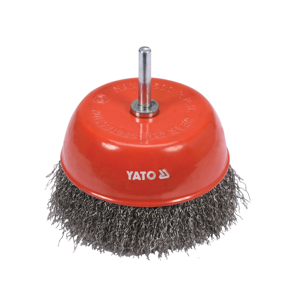 YATO  CUP BRUSH 100MM INOX FOR DRILL YT-47511