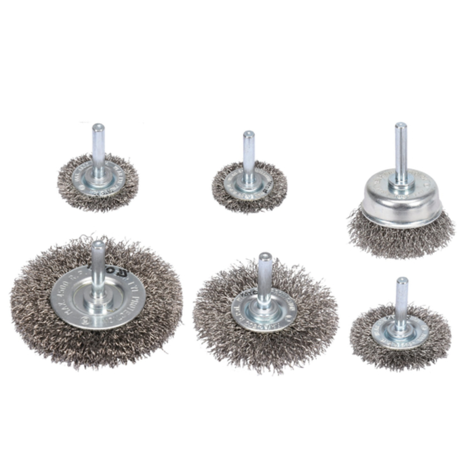 YATO  6PCS SET OF CUP BRUSHES INOX YT-47593