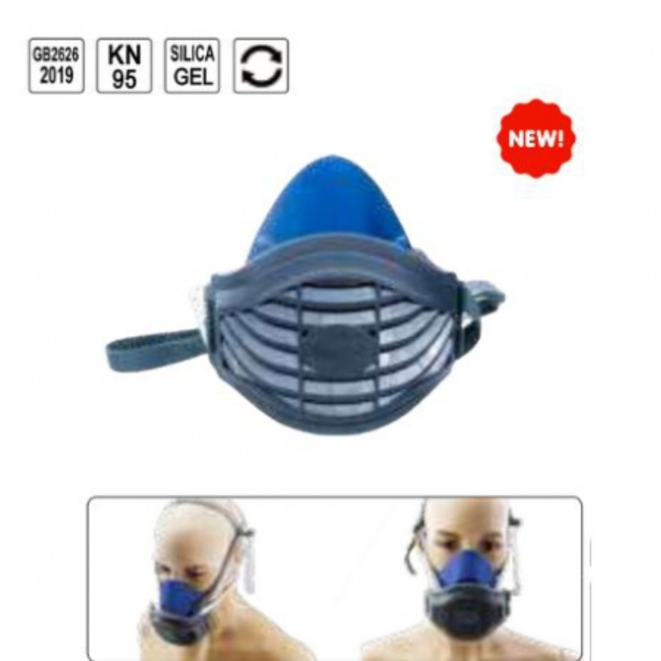 YATO SILICON HALF MASK RESPIRATOR YT-74990
