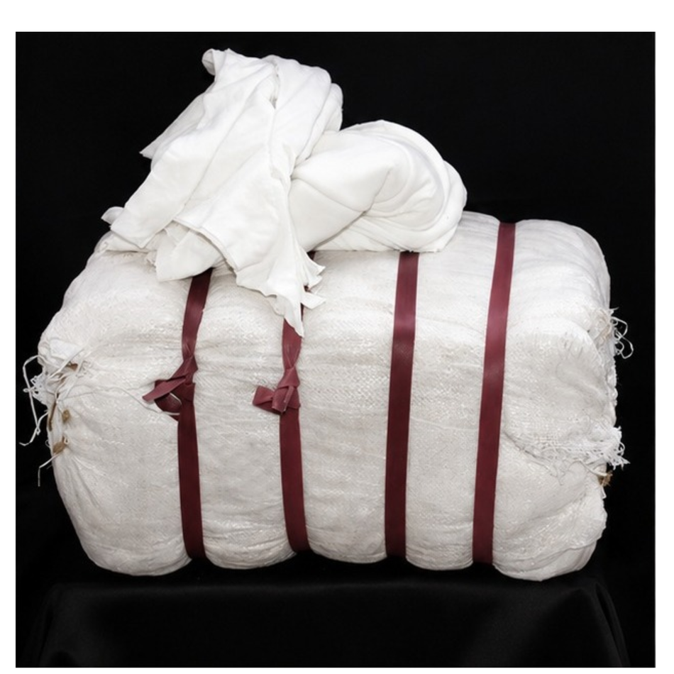 COTTON RAGS WHITE STICHED