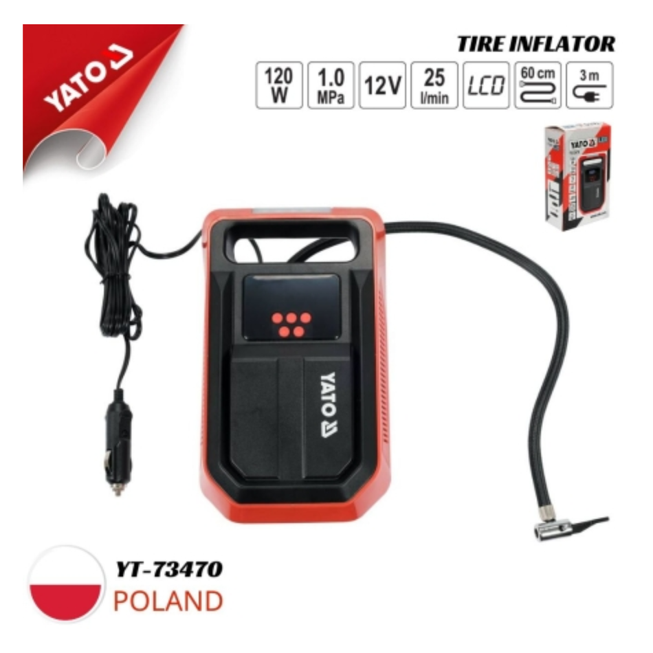 YATO TYRE INFLATOR YT-73470