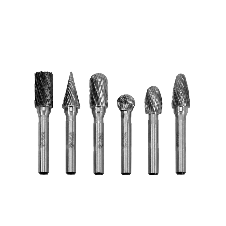 YATO ROTARY FILE 6Pcs/Set FOR METAL PREMIUM YT-61729