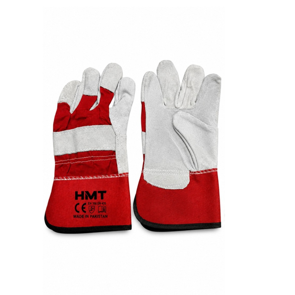 LEATHER GLOVES RED [B+C] [120PAIR/CTN]