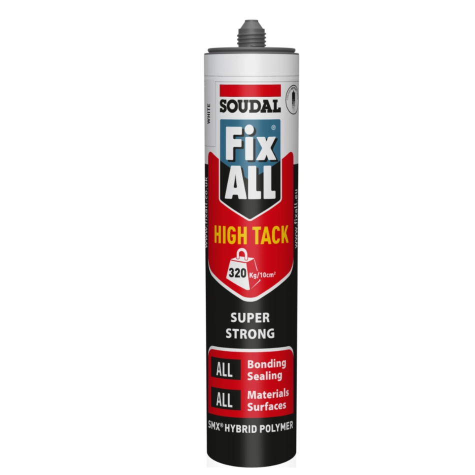 SOUDAL FIX ALL HIGH TACK 320KG WHITE