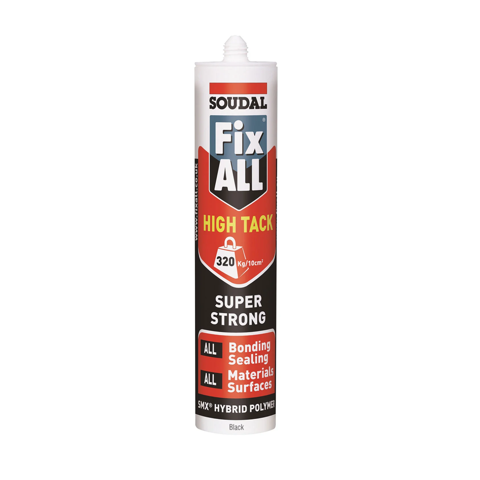 SOUDAL FIX ALL HIGH TACK 320KG BLACK