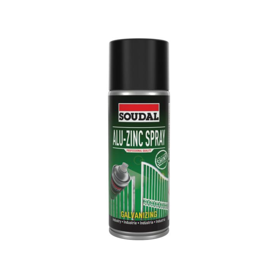 SOUDAL ALU-ZINC SPRAY SHINY 400ML