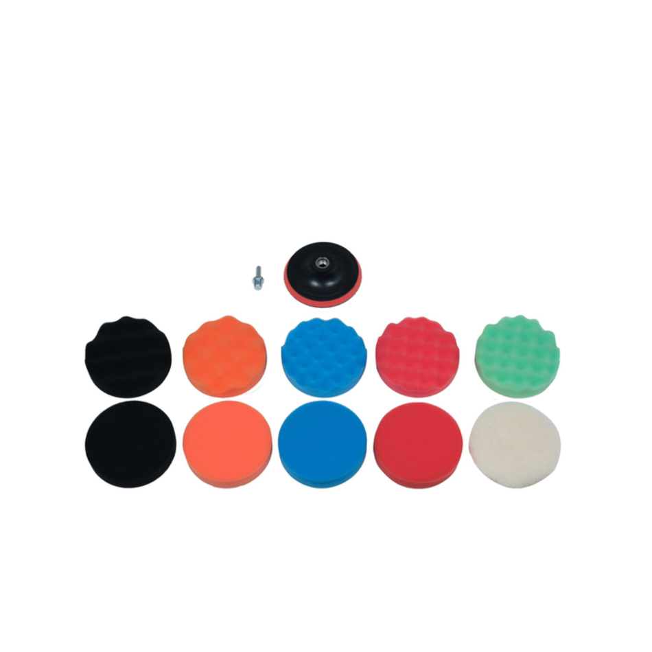 YATO POLISHING PAD KIT 125mm M14 12Pcs YT-47931