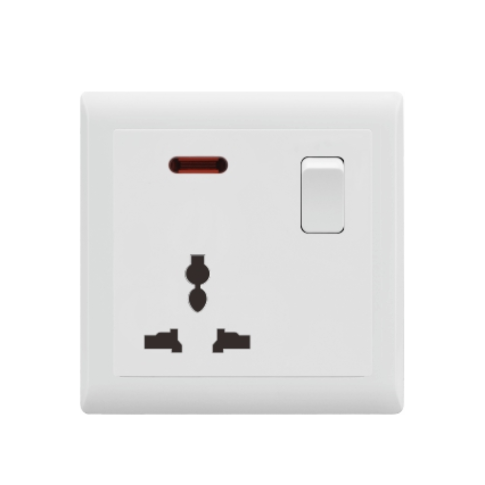 MF SOCKET WITH SWITCH V1-013