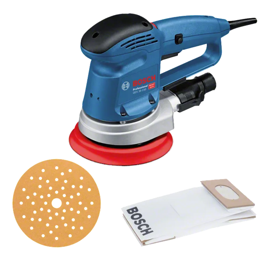 BOSCH GEX 34-150 RANDOM ORBITAL SANDER 6"