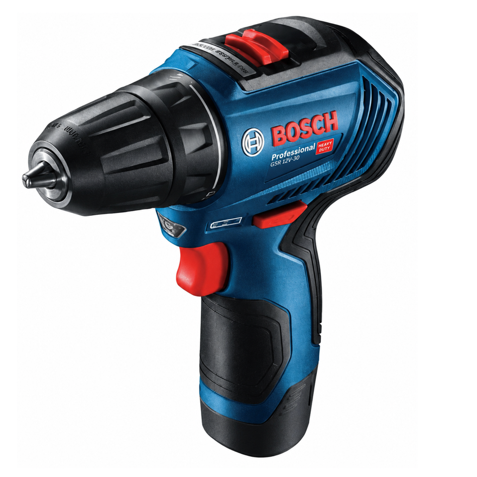 BOSCH GSR 12V -30 (2 x 2.0Ah BATTERY + CHARGER) CORDLESS DRILL