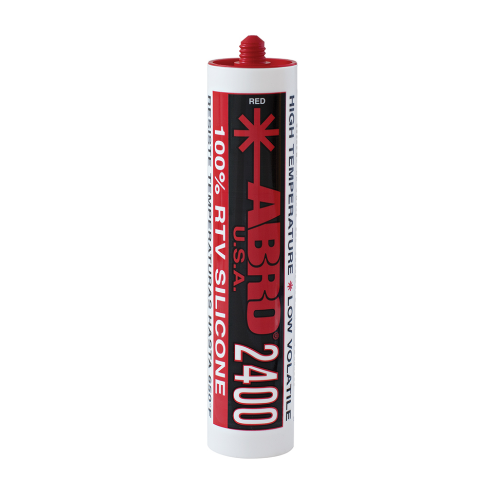 ABRO HIGH TEMPERATURE SILICONE SEALANT 2400 RED