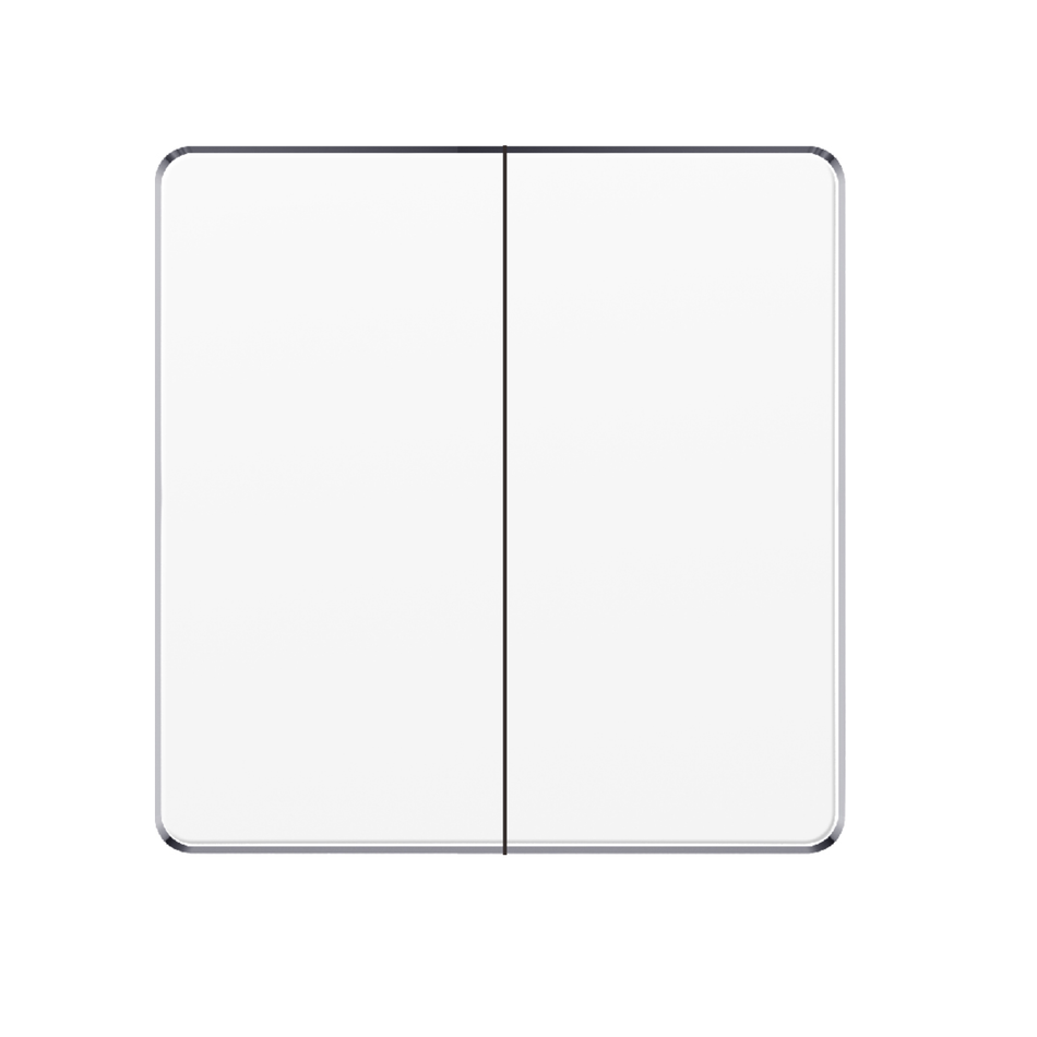 2 GANG 2 WAY PLATE SWITCH V7-004
