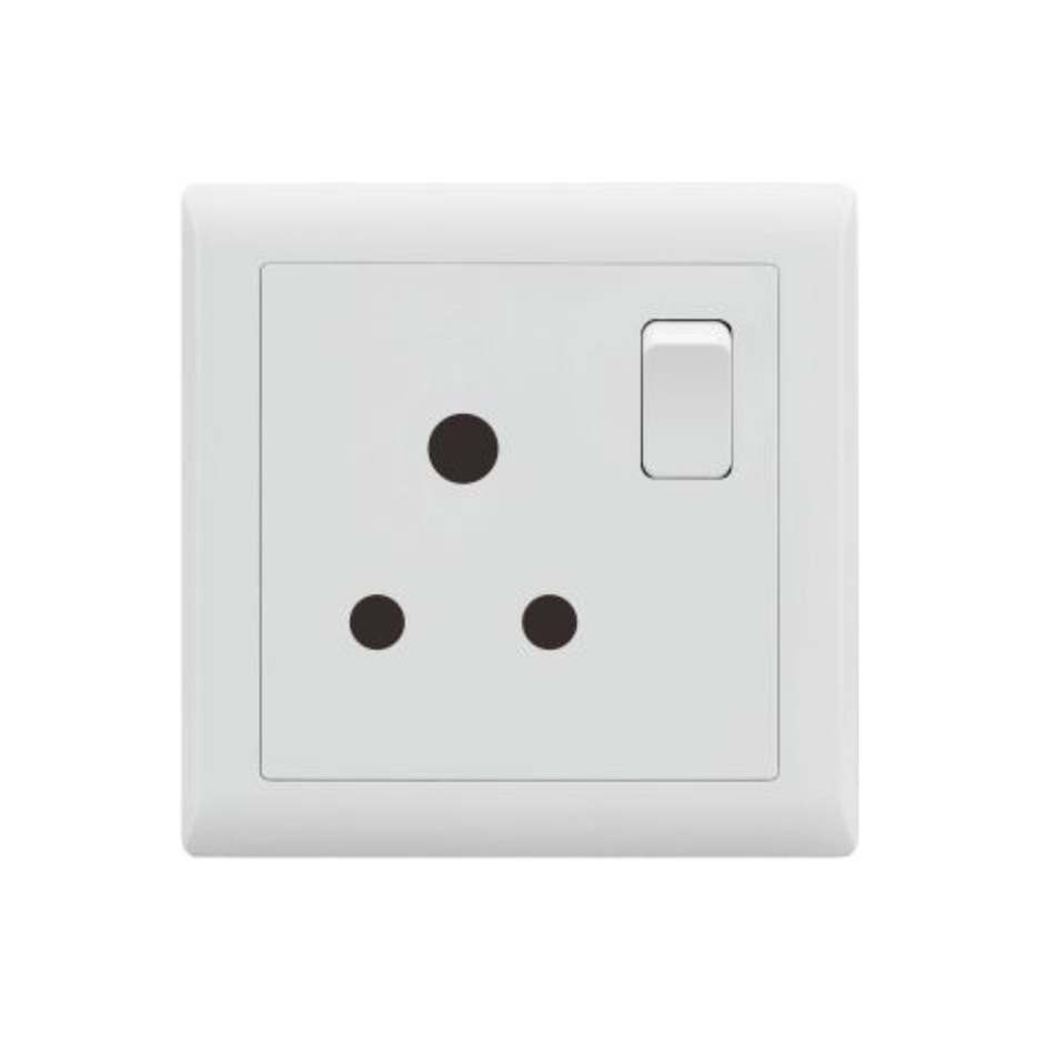 13A 1 GANG SWITCH SOCKET D1-009
