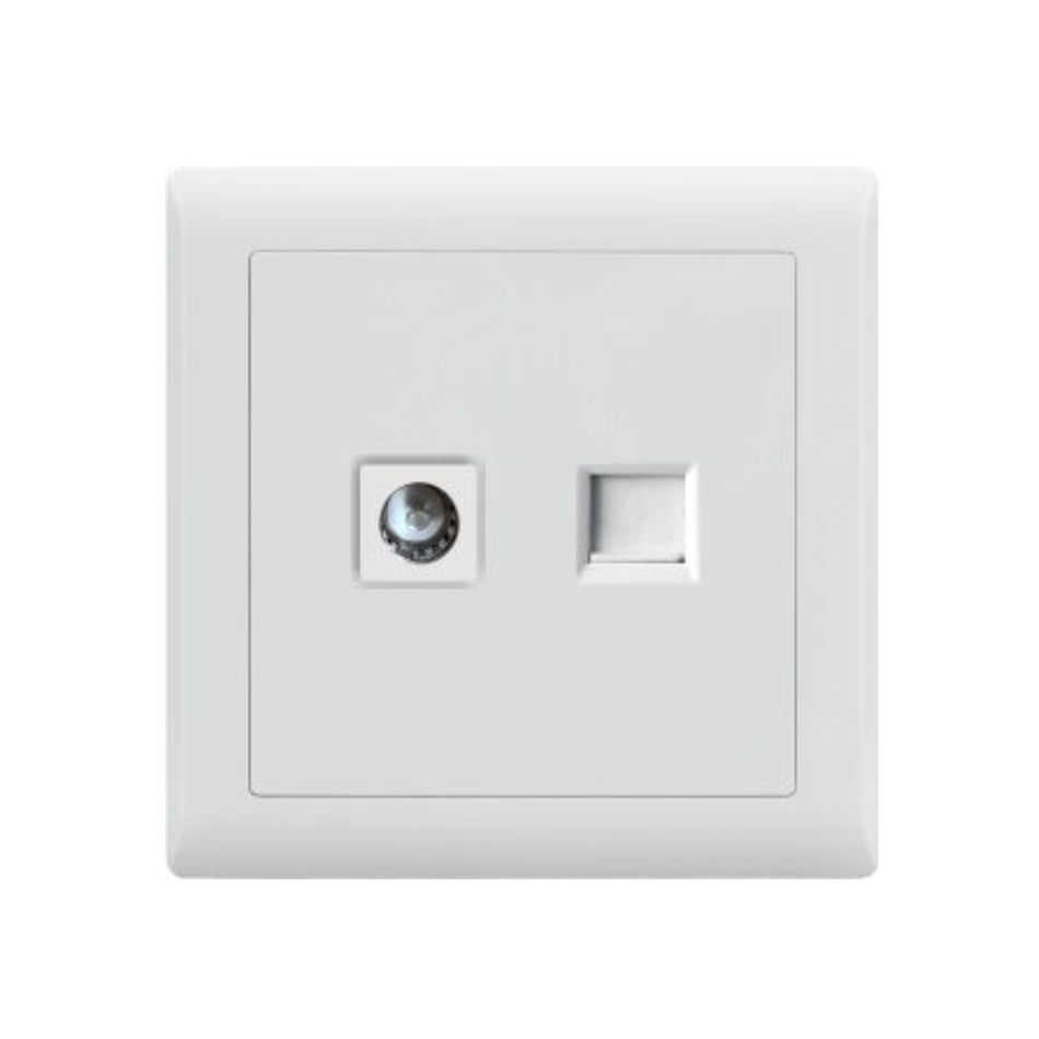 TV & 6 CORE TEL SOCKET D1-015