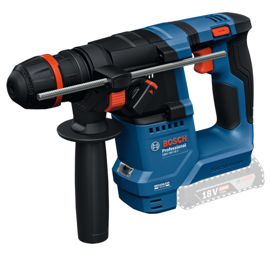 BOSCH GBH 18V-18X CORDLESS SDS PLUS ROTARY HAMMER