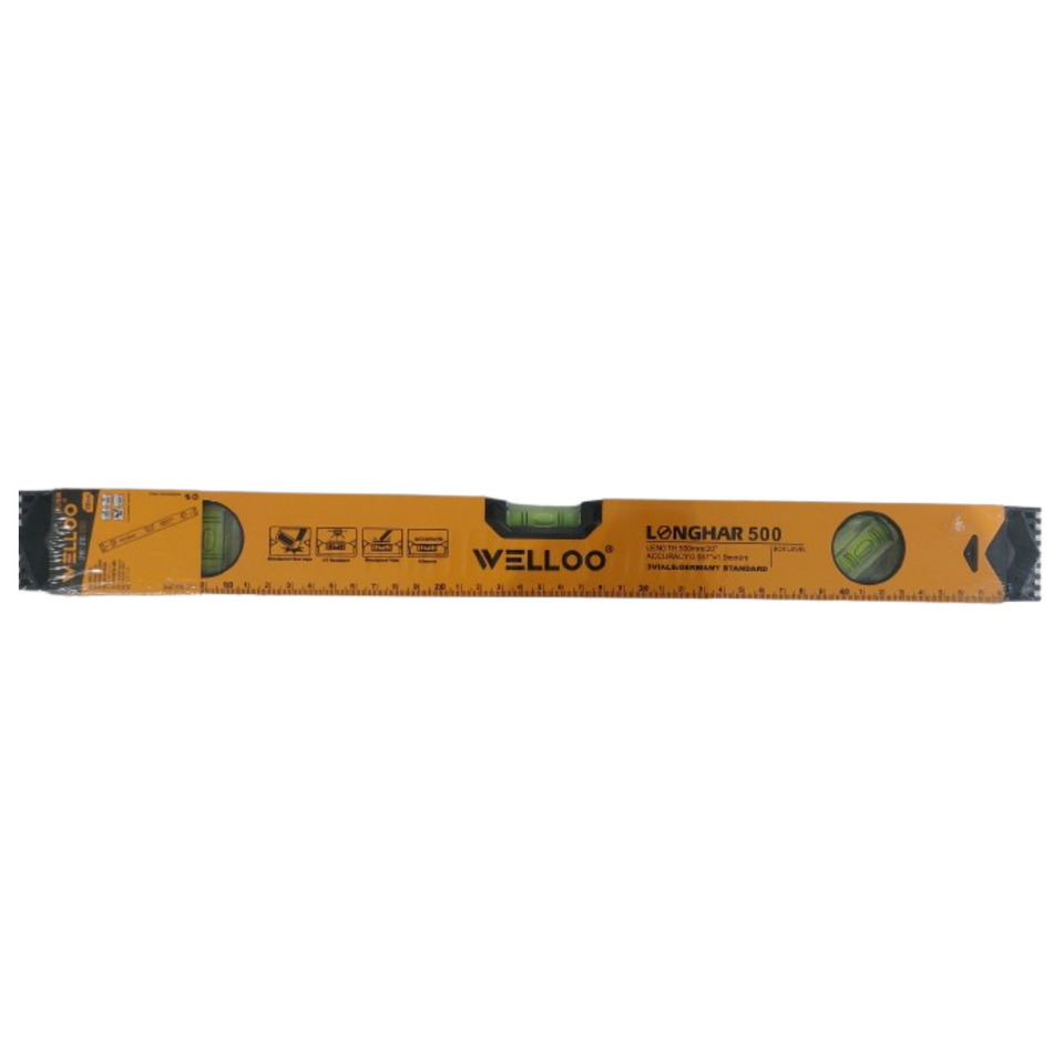 Welloo Magnetic Spirit Level LongHar Heavy Duty