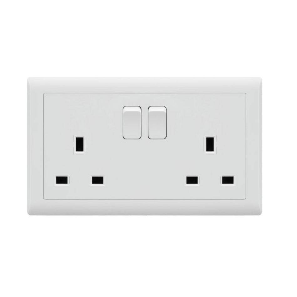13A DOUBLE SWITCH SOCKET D1-025