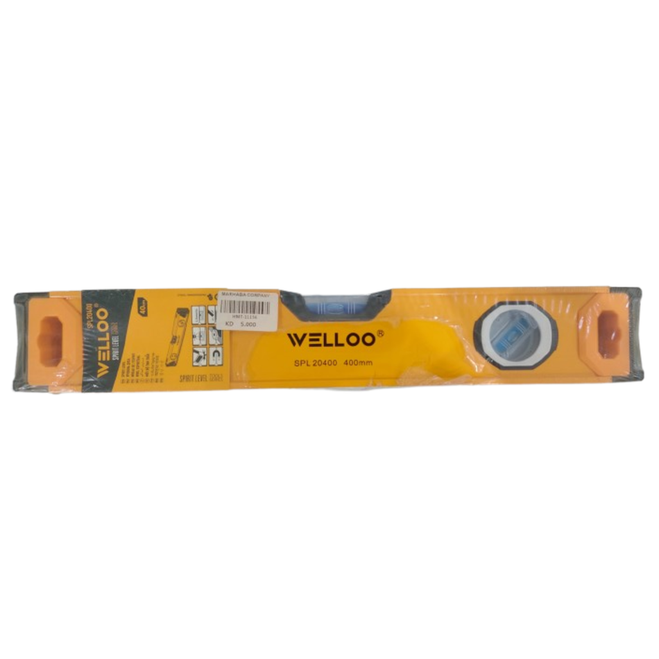 Welloo Magnetic Spirit Level (Double Side Milled) Light Duty