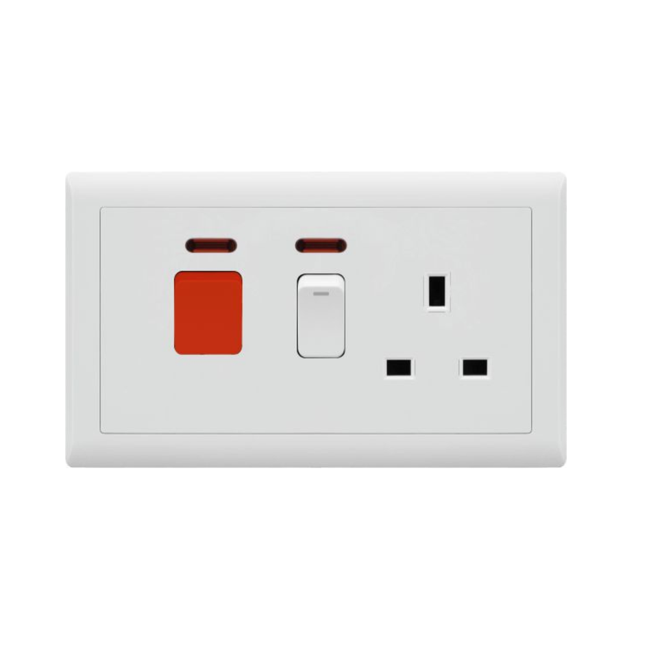 45A COOKER AND 13A SOCKET D1-029