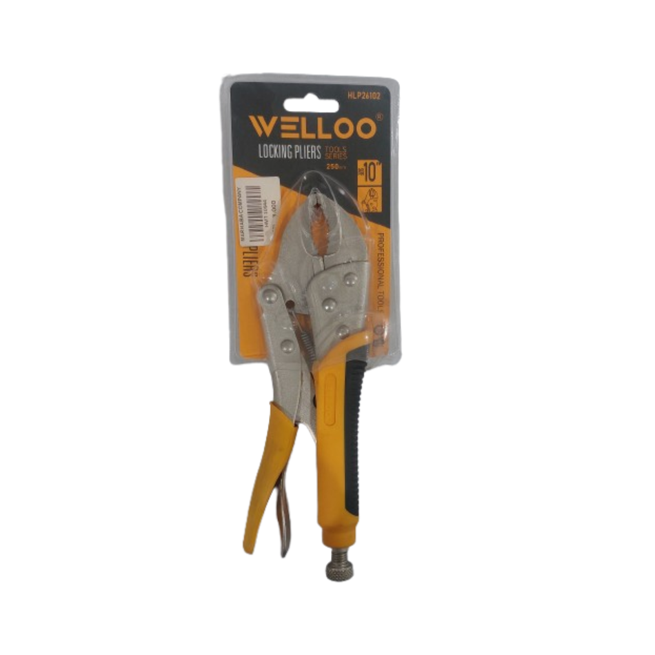 Welloo Straight Jaw Locking Pliers With Grip 10" HLP26102s