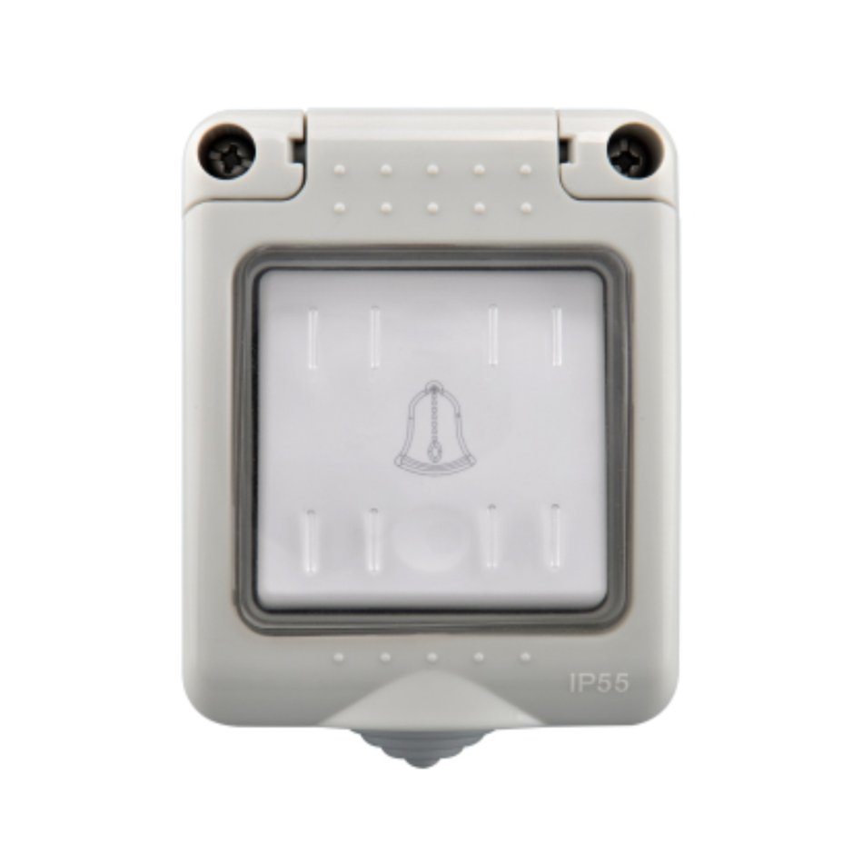 1 GANG BELL PUSH SWITCH MD-HWD4001
