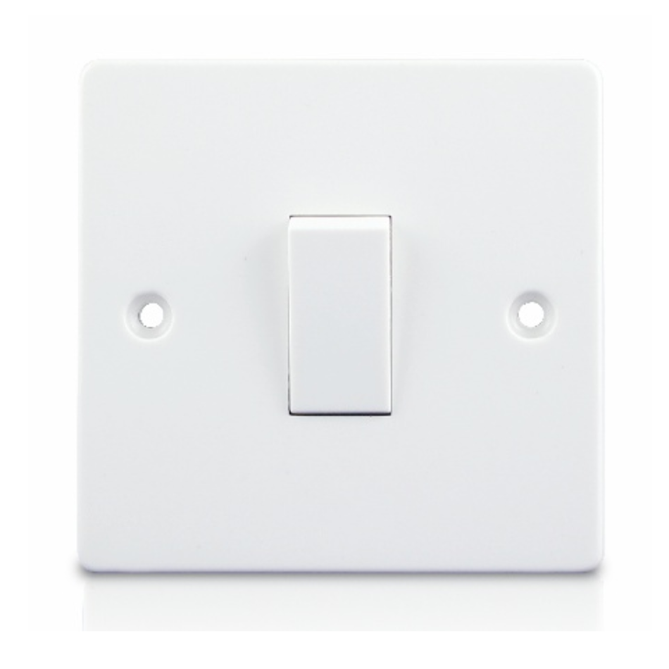 10A 1 GANG 2 WAY PLATE SWITCH MD-HWD5001