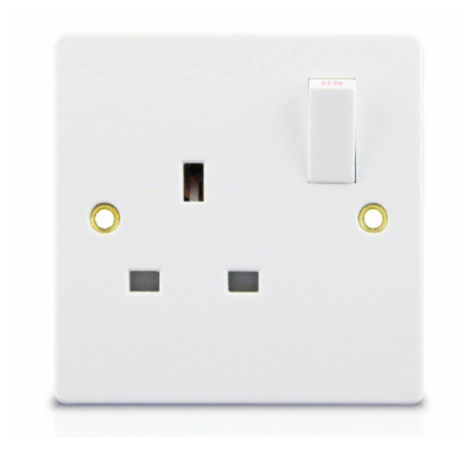 13A 1 GANG SWITCHED SUNGLE POLE MD-HWD5010