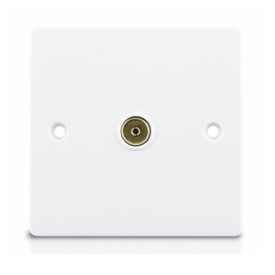 TV COAXIAL SOCKET,SINGLE OUTLET MD-HWD5021