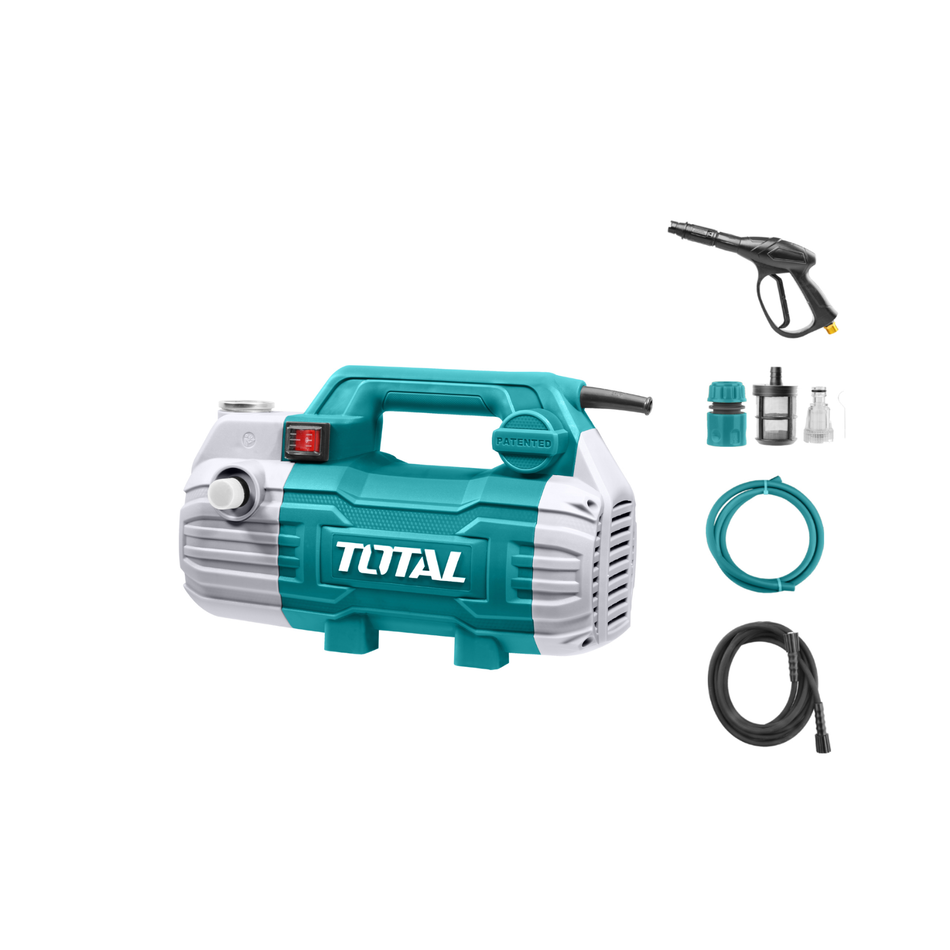 TOTAL HIGH PRESSURE WASHER 100BAR 1500W TGT 11236
