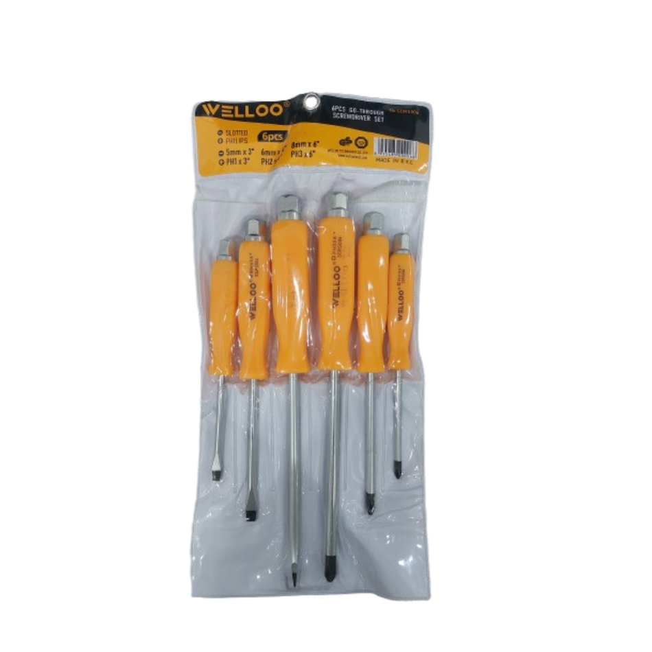Welloo Go-through Screwdriver Set