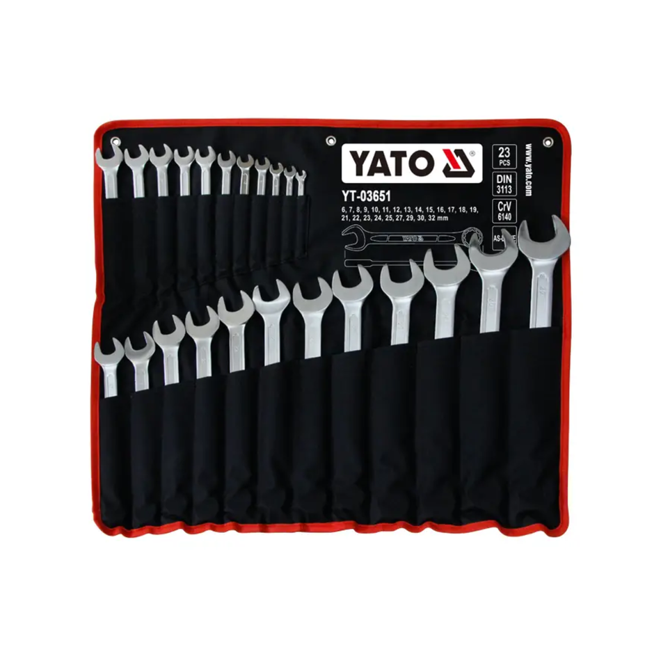 Yato 23 Pcs Combination Spanner Set YT-03651