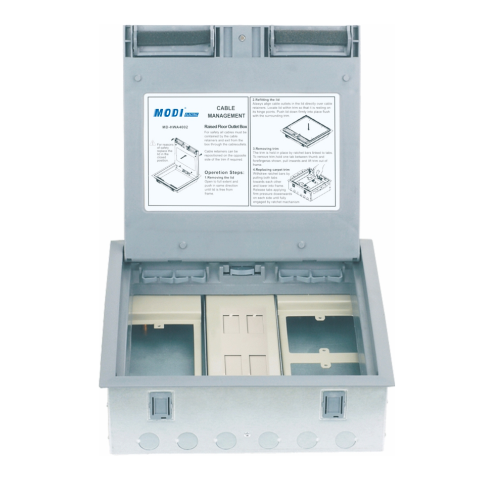 FLOOR OUTLET BOX T-01 MD-HWA4002