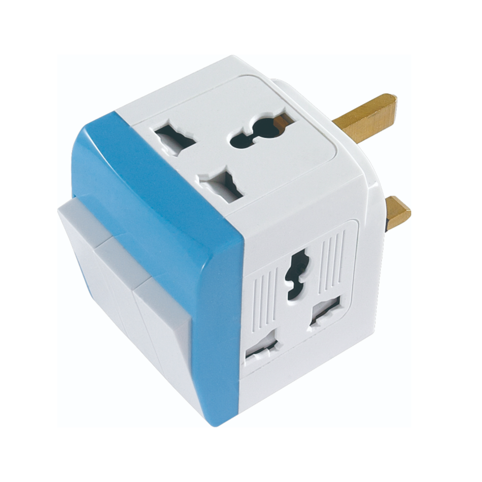 ADAPTOR WITH SWITCH AND LIGHT 13A MD-HWA5001