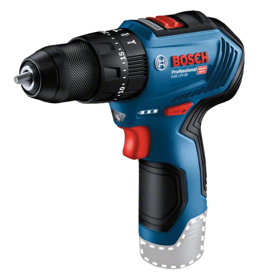 BOSCH GSB 12V-30 CORDLESS DRILL (BARE TOOL)