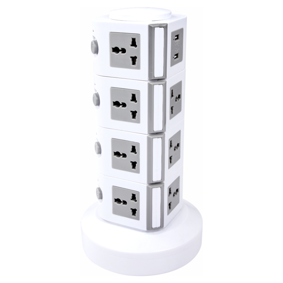 4LAYERS TOWER EXTENSION CORD SOCKET 2.5M MD-HWA6004U
