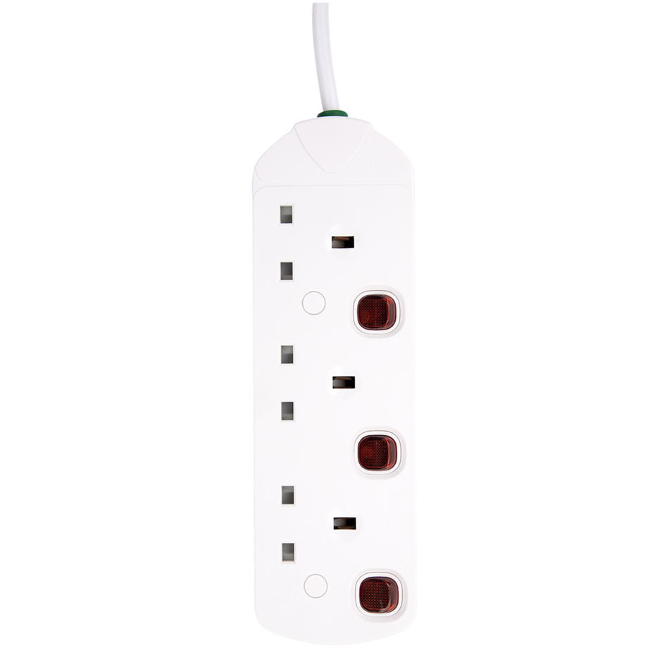 3 WAY BRITISH EXTENSION SOCKET  MD-HWA8030-30 3M